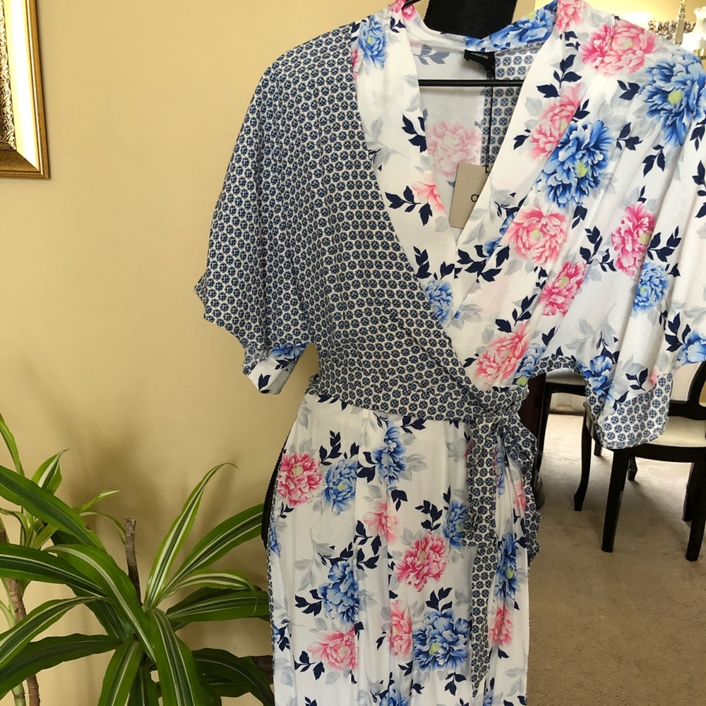 Multi colored Kimono dress